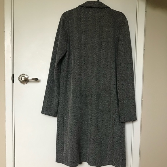 Grey H&M patterned coat - Picture 4 of 4